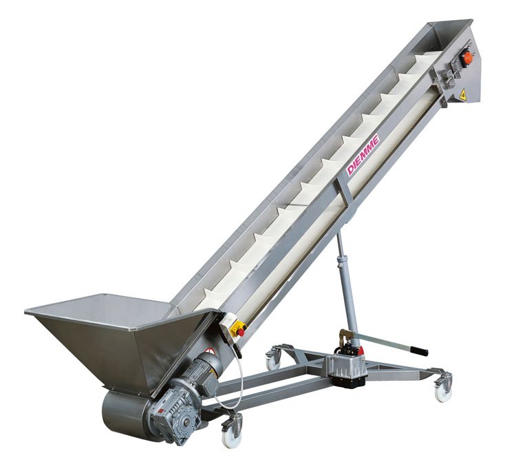 Banda elevatoare pentru struguri