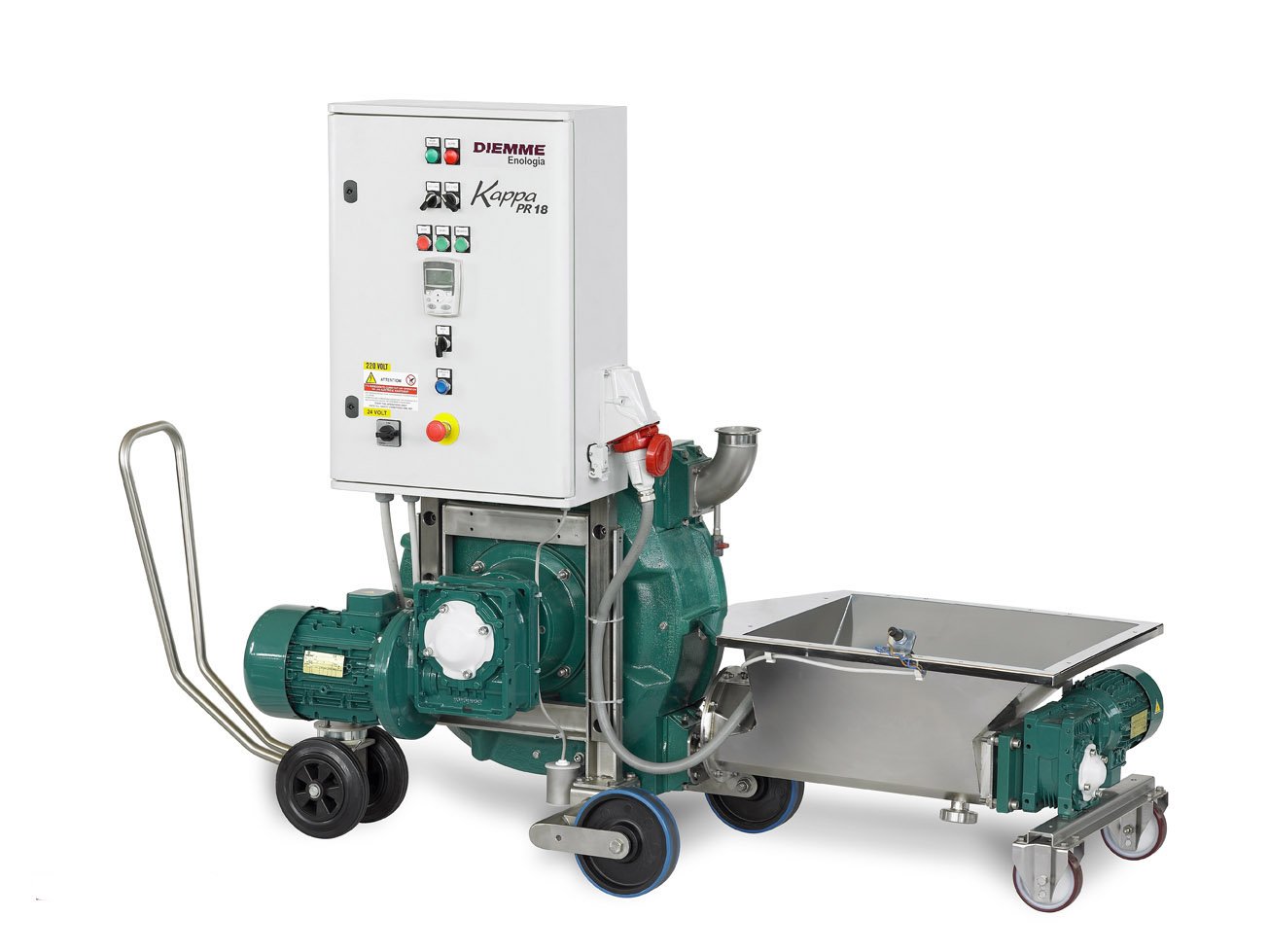 Pompe peristaltice pentru masa fermentata sau tescovina