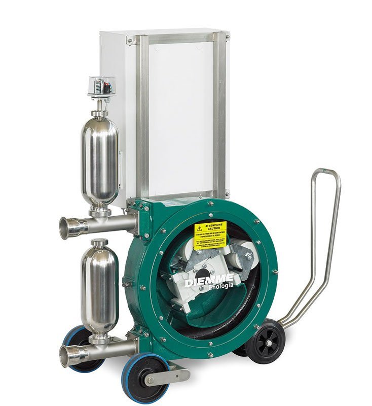 Pompe, Pompe peristaltice pentru struguri zdrobiti, desciorchinati